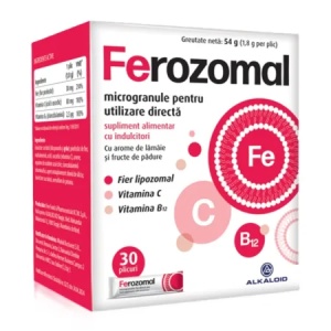 Ferozomal, 30 plicuri, Alkaloid - Img 1