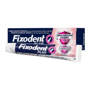 Fixodent Plus Food Barrier Fara Aroma - Adeziv pentru proteze dentare, 40g - Img 2