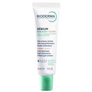 Gel Crema Nuantator Anti-Imperfectiuni Sebium Kerato+ Cover, 30 ml – Bioderma - Img 2