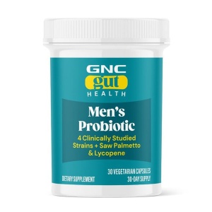 GNC Gut Health pentru barbati - Probiotic cu Saw Palmetto si licopen, 30 capsule - Img 2