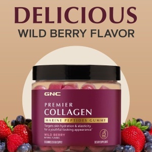 GNC Premier Collagen - Jeleuri cu colagen marin pentru piele si par, 90 bucati - Img 4