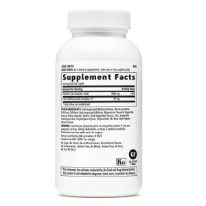 GNC Vitamina C 1000 mg cu Bioflavonoide – 90 Tablete Vegetale - Img 2