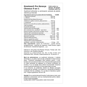 Granions LGN Pro Keracys Par 4 in 1, 90 tablete - Img 2