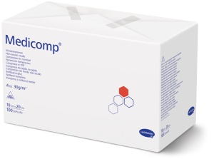 Hartmann Medicomp Extra – Comprese netesute 10x20 cm, 100 bucati - Img 1