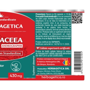 Herbagetica Echinaceea Indiana, 30 capsule - Img 3