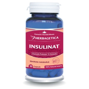 Insulinat, 30 capsule, Herbagetica