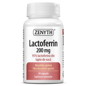 Lactoferină 200 mg, 30 capsule, Zenyth