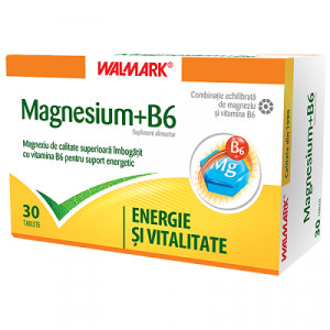 Magneziu si Vitamina B6, 30tabl, Walmark [