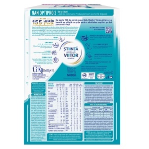 Nestlé NAN Optipro 2 Lapte Praf de Continuare, 1,2 kg - Img 2