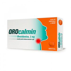 Orocalmin portocale si miere, 20 bucati