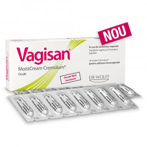Ovule vaginale Vagisan MoistCream Cremolum, 16 bucati, Vagisan - Img 2