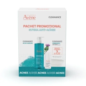 Pachet Anti-Imperfectiuni Cleanance Comedomed 30ml si Gel de Curatare 400 ml, Avene - Img 2