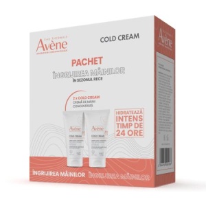 Pachet Crema Concentrata pentru Maini Cold Cream, Avene, 50 ml + 50 ml - Img 2
