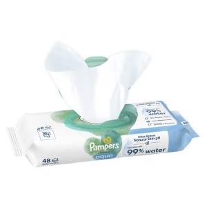Pampers Aqua Pure Șervețele Umede, 48 bucăți - Img 2