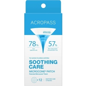Plasturi calmanti cu microconuri ACROPASS Soothing Care, 12 buc