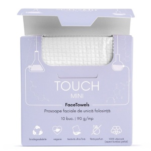 Prosoape faciale de unică folosință Touch Mini, 10 bucăți, Se:Reskin - Img 4