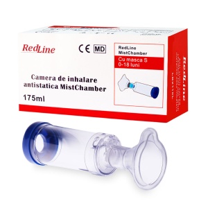 RedLine MistChamber Cameră de Inhalare cu Mască pentru Bebeluși 0-18 luni