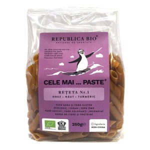 Republica BIO Cele mai...paste Reteta 1 din orez, naut si turmeric, eco, fara gluten, 250 g