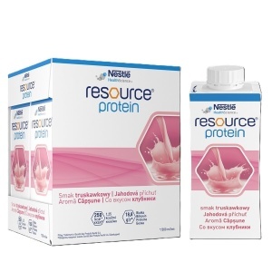 Resource 2.0 + Protein cu aroma de capsuni fara gluten, 4 x 200 ml, Nestle - Img 1