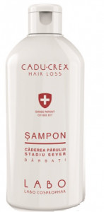 Șampon Cadu-Crex împotriva căderii părului pentru bărbați, stadiu severă, 200 ml, Labo