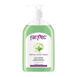 Săpun lichid fresh cu ceai verde, 500 ml, Farmec