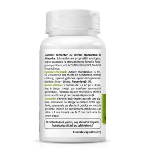 Schisandra, 540 mg, 30 capsule, Zenyth - Img 2