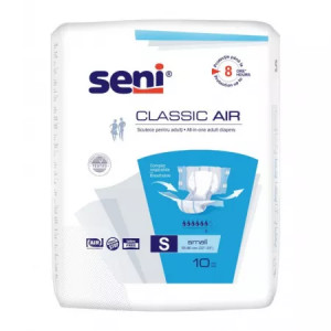 Scutece adulti Classic Air, small, 10 bucati, Seni - Img 1