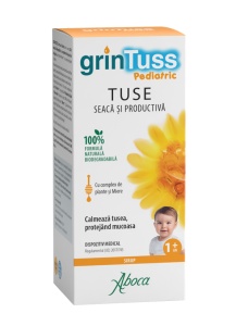 Sirop de tuse din plante pentru copii GrinTuss Pediatric, 180 ml, Aboca