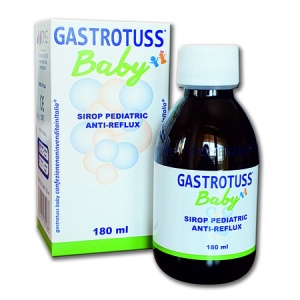 Sirop pediatric anti-reflux Gastrotuss Baby, 180 ml, Plantamed