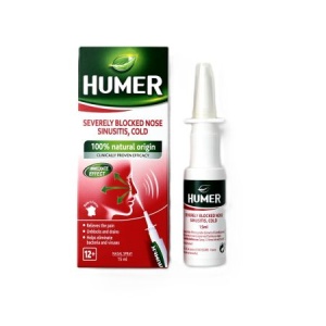 Spray nazal Humer Sinuzita 15ml – Solutie naturala pentru nas infundat si durere sinusala - Img 1