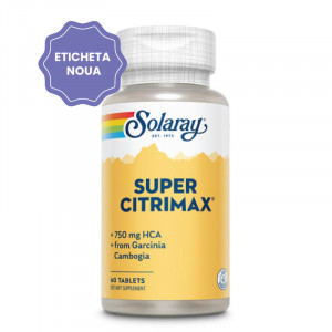 Super CitriMax (Garcinia cambogia) 750mg Solaray 60 tablete Secom - Img 2