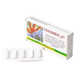 Supozitoare Conimed S, 10 x 1,5 g, Elzin Plant