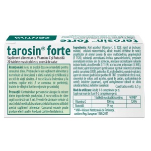 Tarosin Forte, 20 comprimate, Zentiva - Img 3