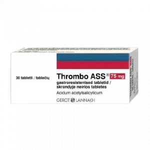 Thrombo Ass, 75 mg, 30 comprimate, Lannacher