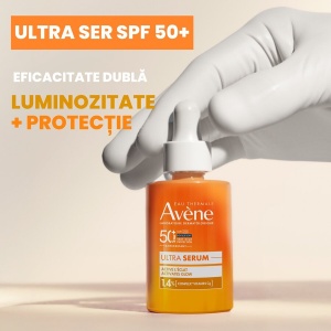 Ultra Serum cu efect de luminozitate si protectie solara SPF 50+, 30 ml, Avene - Img 4