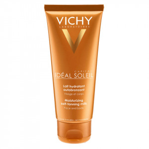 Vichy Capital Soleil Lapte Hidratant Autobronzant fata si corp, 100ml - Img 3