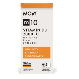 Vitamina D3 m10, 2000 IU, 90 tablete, Molecules of Youth - Img 1