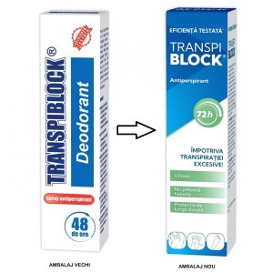 Zdrovit Transpiblock Deodorant antiperspirant spray 72H, 150 ml