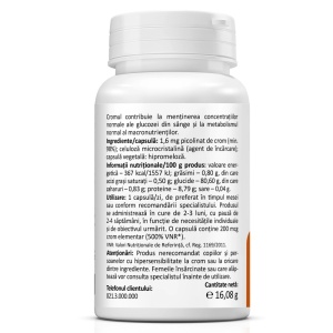 Zenyth Chromium Picolinate 200 mcg, 60 capsule - Img 3