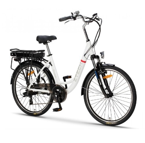 Bicicleta electrica Ztech ZT-34-B VERONA 2.0 autonomie 30 Km viteza maxima 25 km/h putere 250W acumulator 10Ah/36V nu necesita permis