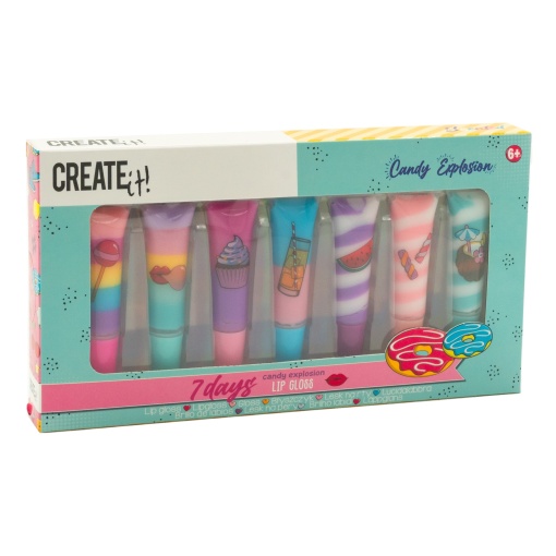 Create it! Set 7 luciuri de buze Candy
