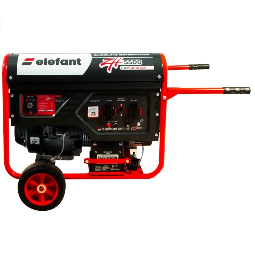 Generator pe benzina ZH5500 ELEFANT IeETMire curent 5,5 kW, siguranE›Aƒ de pornire, indicator de benzinAƒ