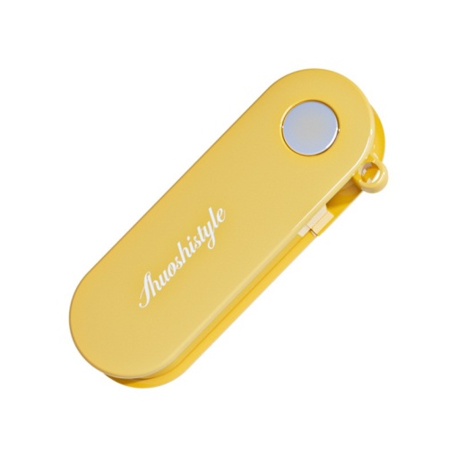 Peeler pentru Legume si Fructe, Flippy, 3.6 x 9.1 cm, Multifunctional, Curatator Pliabil, din ABS si Otel Inoxidabil, Galben