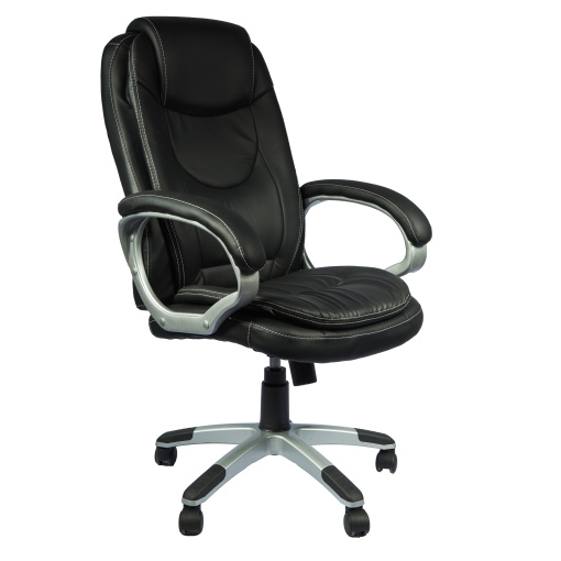 Scaun de birou directorial US27 Ascot, negru, 66x73x108-118 cm