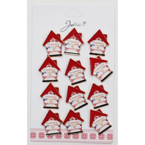 Set 12 Brose Martisor Primavara Mesaj Primavara se Poarta in Suflet