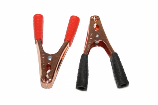 Set 2 clesti auto 600 A, manere izolate, pentru cabluri de transfer curent