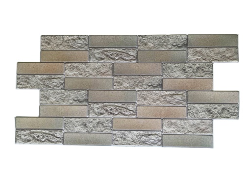 Panou decorativ PVC, brick, 98x48x0.3 cm