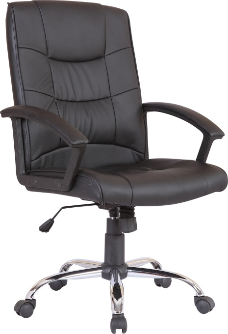 Scaun de birou directorial US02, negru, 66x62x107-117 cm