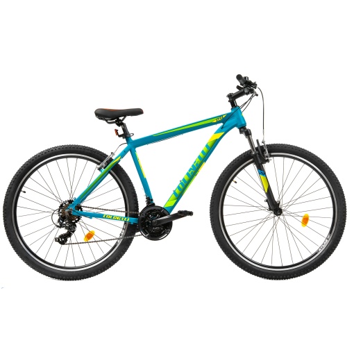 Bicicleta MTB Colinelli COL23, Marimea L, 29 inch, Verde, Schimbator Shimano ST-EF500, 21 Viteze, Cadru Aluminiu, Frane V - Brake