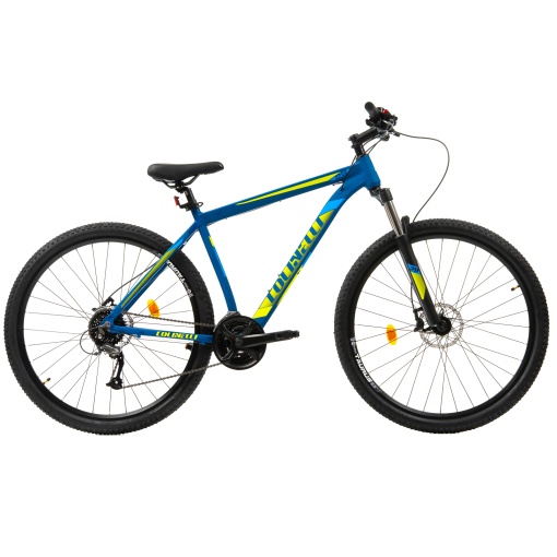 Bicicleta MTB Colinelli COL27, Marimea M, 29 inch, Albastru, Schimbator Shimano Altus, 24 Viteze, Cadru Aluminiu, Frane pe Disc